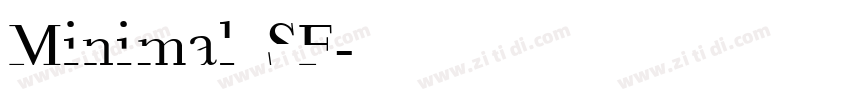 Minimal SF字体转换